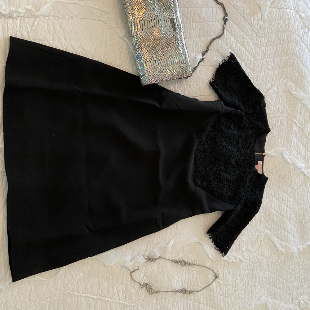Ted Baker London Sew in Love little black dress - Picture 6 of 9